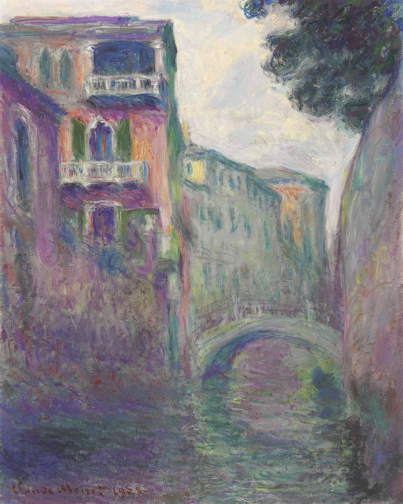 Rio de la Salute, özel koleksiyon W1761 - Claude Monet