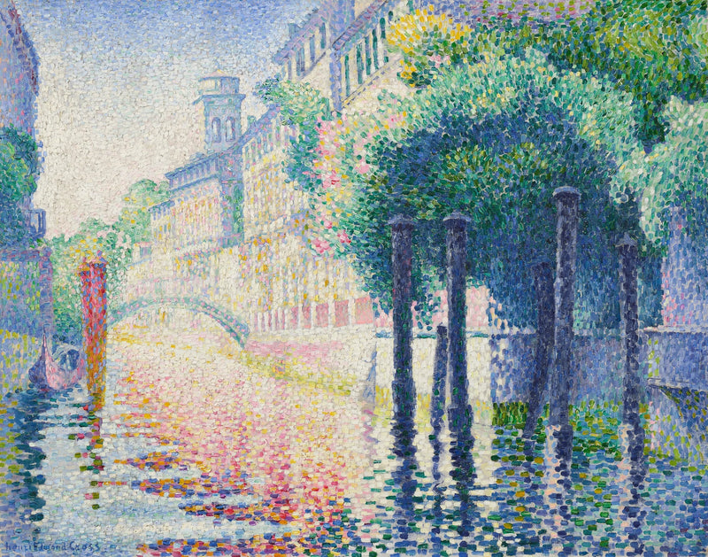 Rio San Trovaso, Venedik - Henri-Edmond Cross