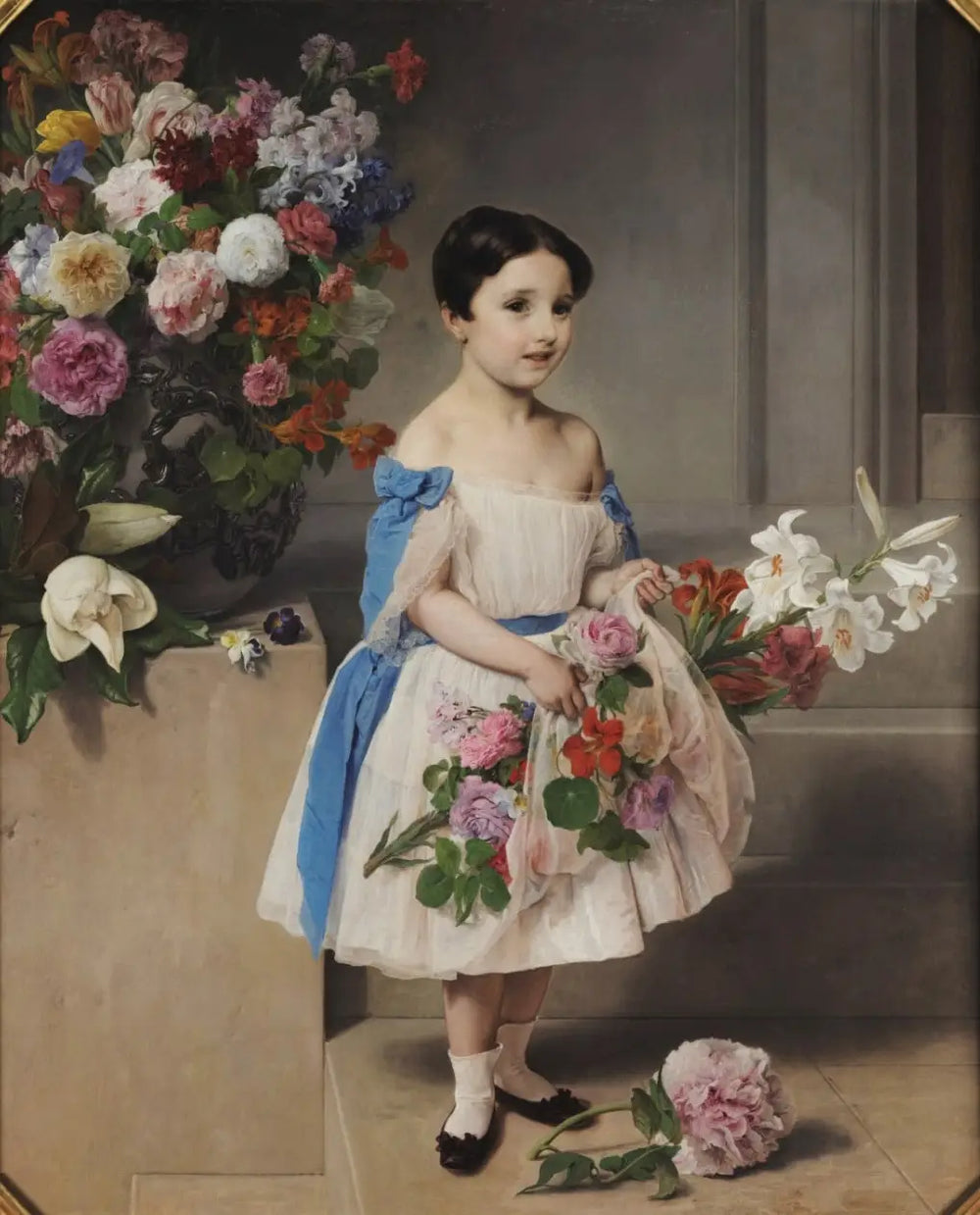 Ritratto della contessina Antonietta Negroni Prati Morosini petite - Francesco Hayez - Alpha Reproduction