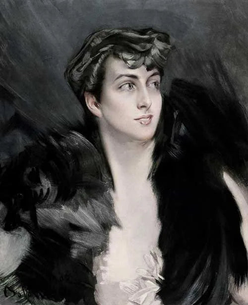 Ritratto (studio) - Giovanni Boldini image 1 tableau peint à l’huile sur toile
