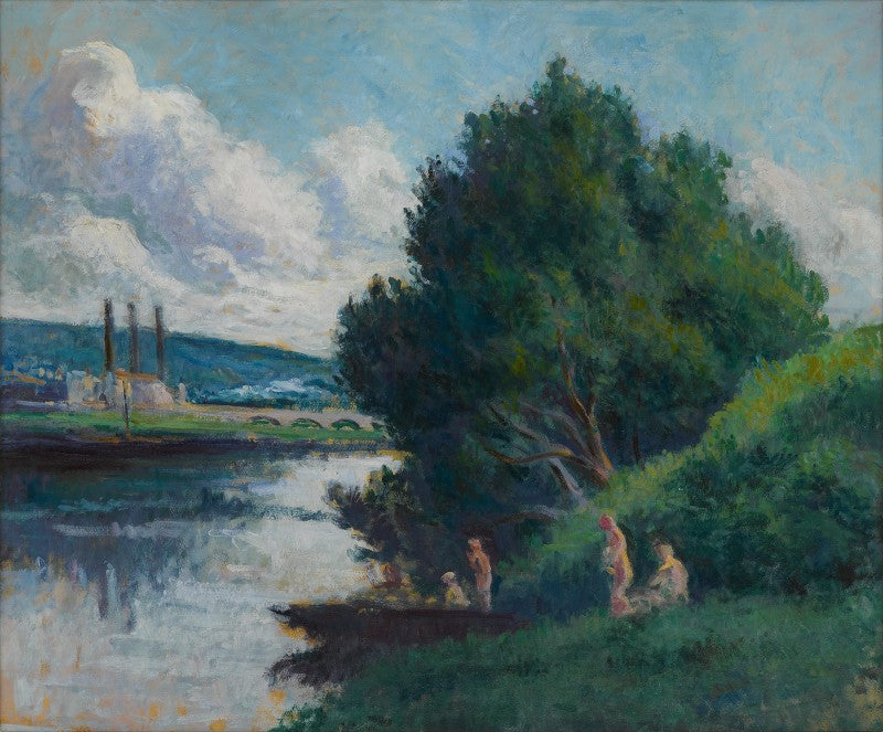 Seine kıyısı - Maximilien Luce