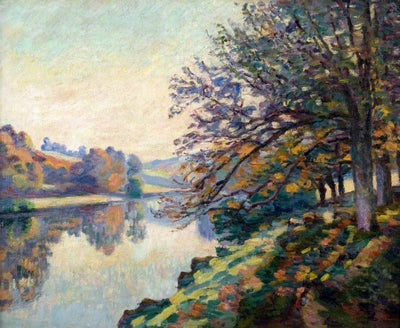 Rive de rivière automne - Armand Guillaumin - Alpha Reproduction