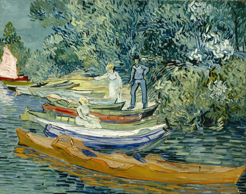 Auvers'teki Oise Bankası - Vincent van Gogh