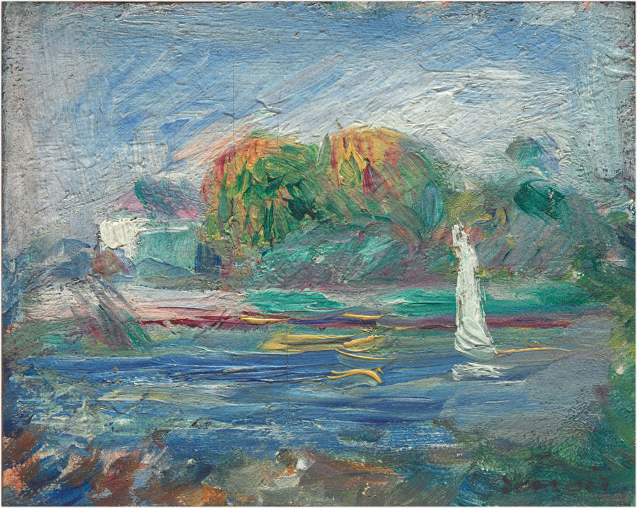 La rivière bleue - Auguste Renoir