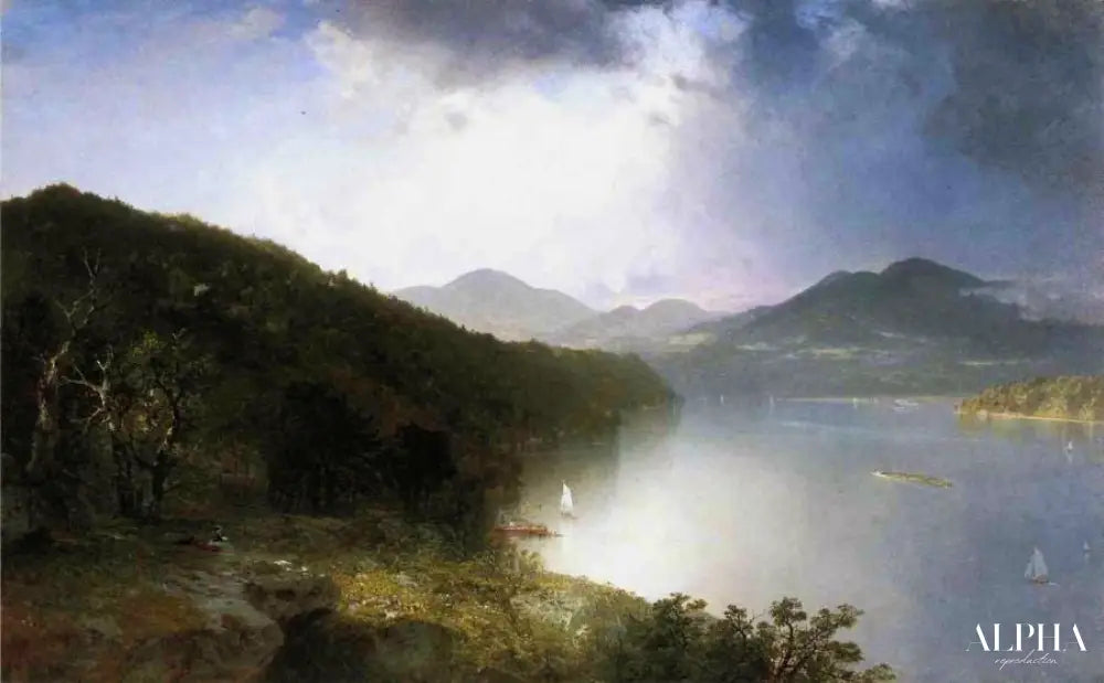 Rivière Hudson - John Frederick Kensett - Reproductions de tableaux et peintures haut de gamme