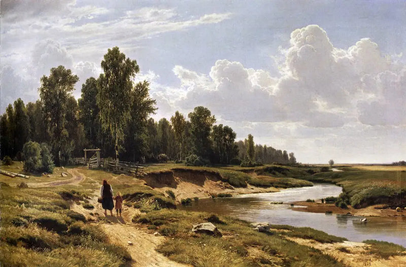 Rivière Ligovka, Konstantinovka yakınlarında, Saint-Pétersbourg - Ivan Chichkine