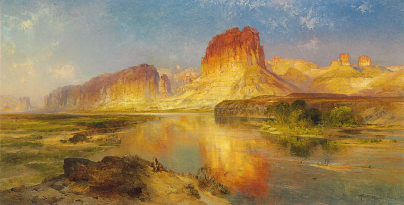 Wyoming Yeşil Nehri - Thomas Moran