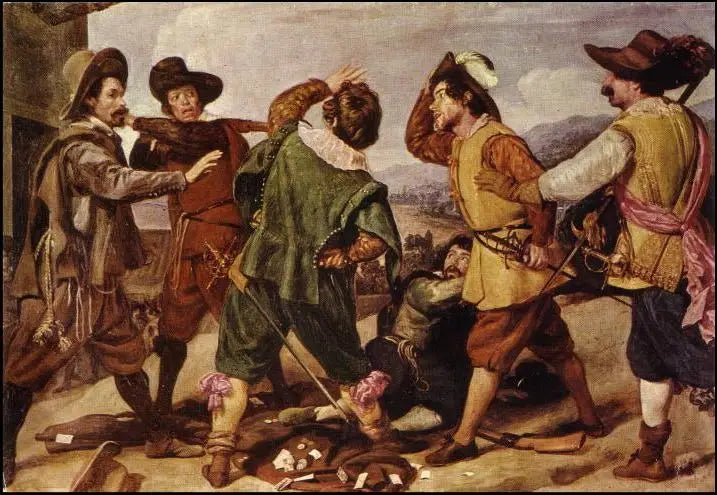 İspanya Büyükelçiliği Önünde Askerlerin Çatışması - Diego Velázquez