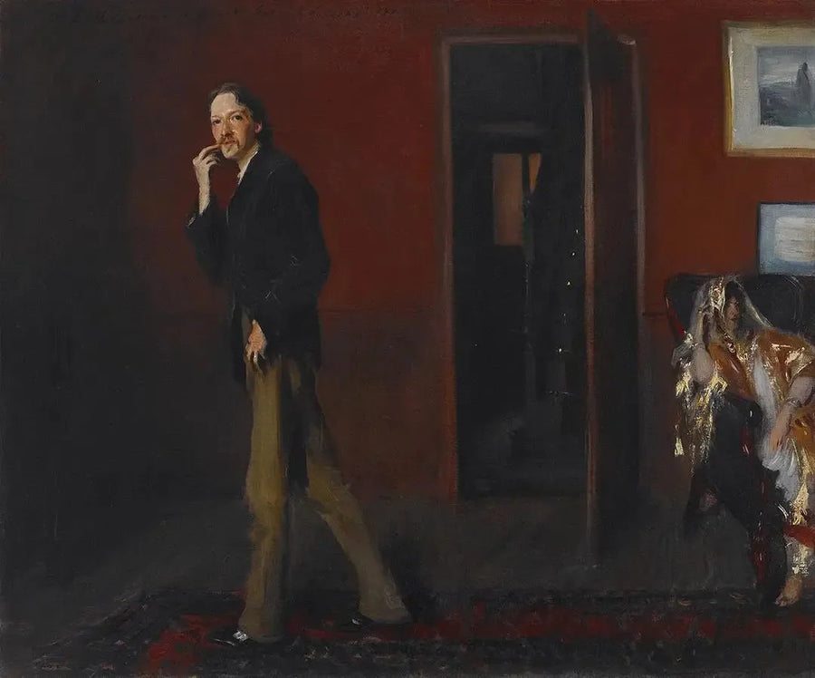 Robert Louis Stevenson ve eşi - John Singer Sargent