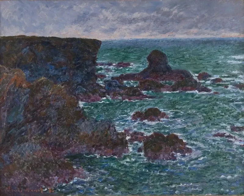Aslan Kayası, Belle-Île W1090 - Claude Monet