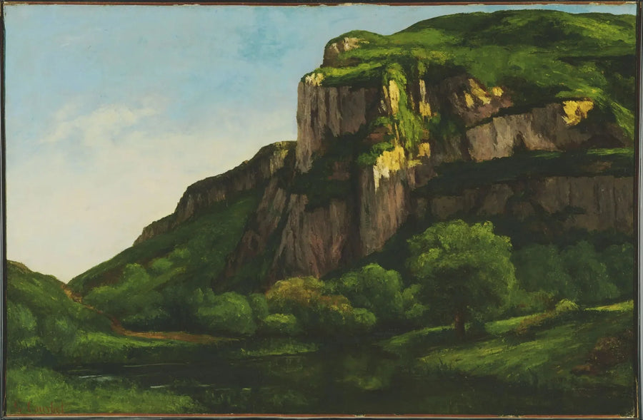Mouthier Kayalıkları - Gustave Courbet