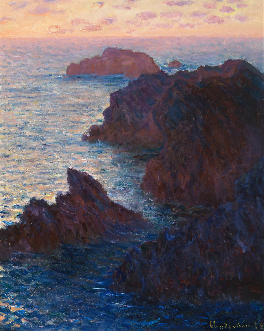 Belle-Île'deki Kayalar, Port-Domois - Claude Monet
