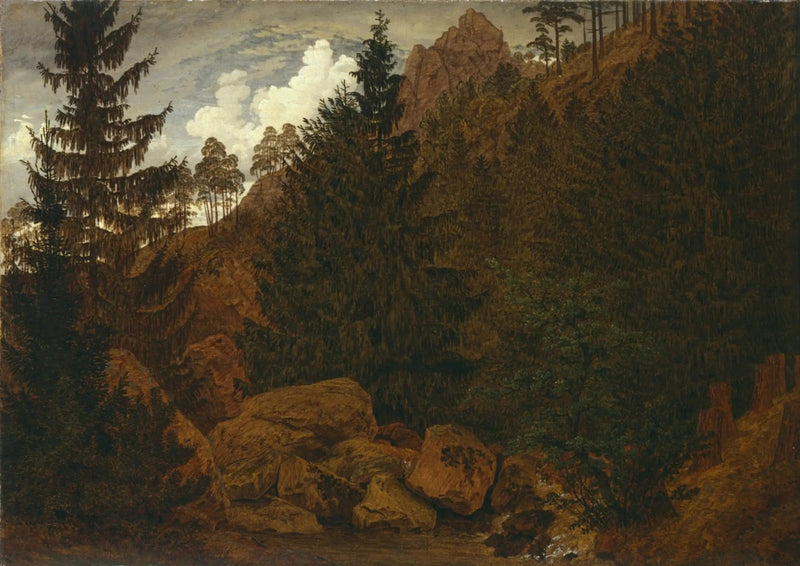 Kayalar - Caspar David Friedrich