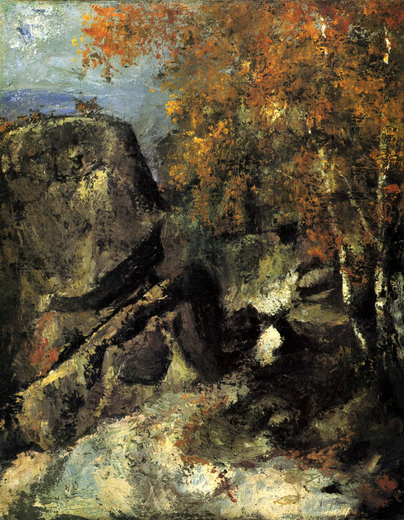 Ormandaki Kayalar - Paul Cézanne