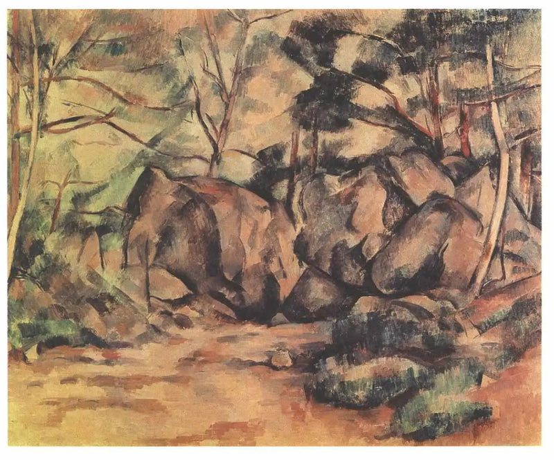 Ormandaki Kayalar - Paul Cézanne