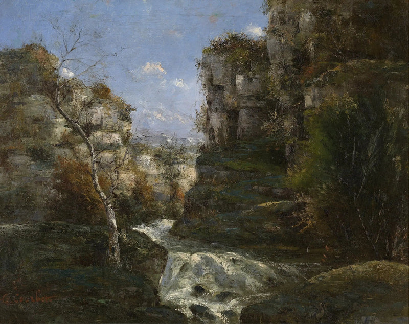 Ornans Yakınlarındaki Kayalar - Gustave Courbet