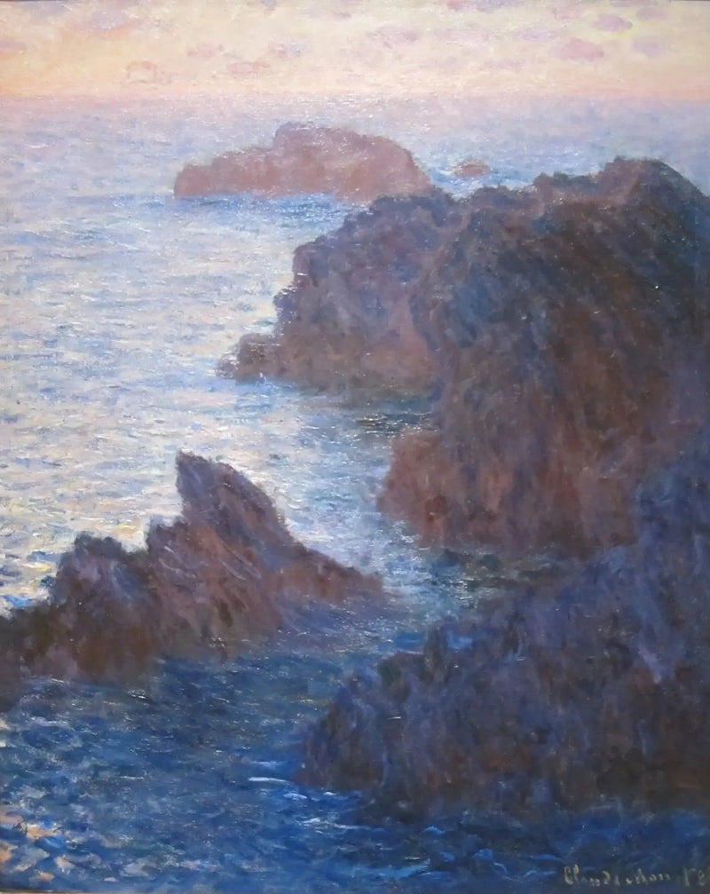 Belle-Île'deki Kayalar, Port-Domois - Claude Monet