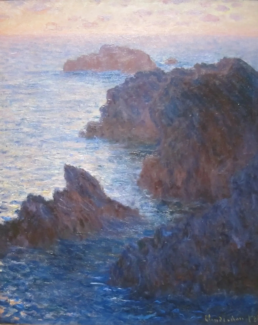 Belle-Île'deki Kayalar, Port-Domois - Claude Monet