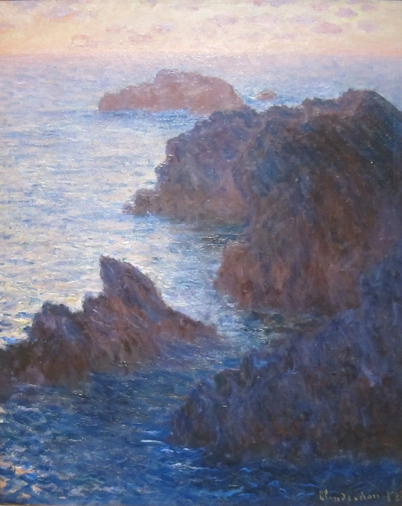 Belle-Île'deki Kayalar, Port-Domois - Claude Monet