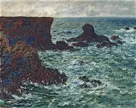 Port-Coton Kayalıkları, Aslan Kayası, Belle Ile - Claude Monet