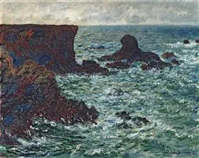 Port-Coton Kayalıkları, Aslan Kayası, Belle Ile - Claude Monet