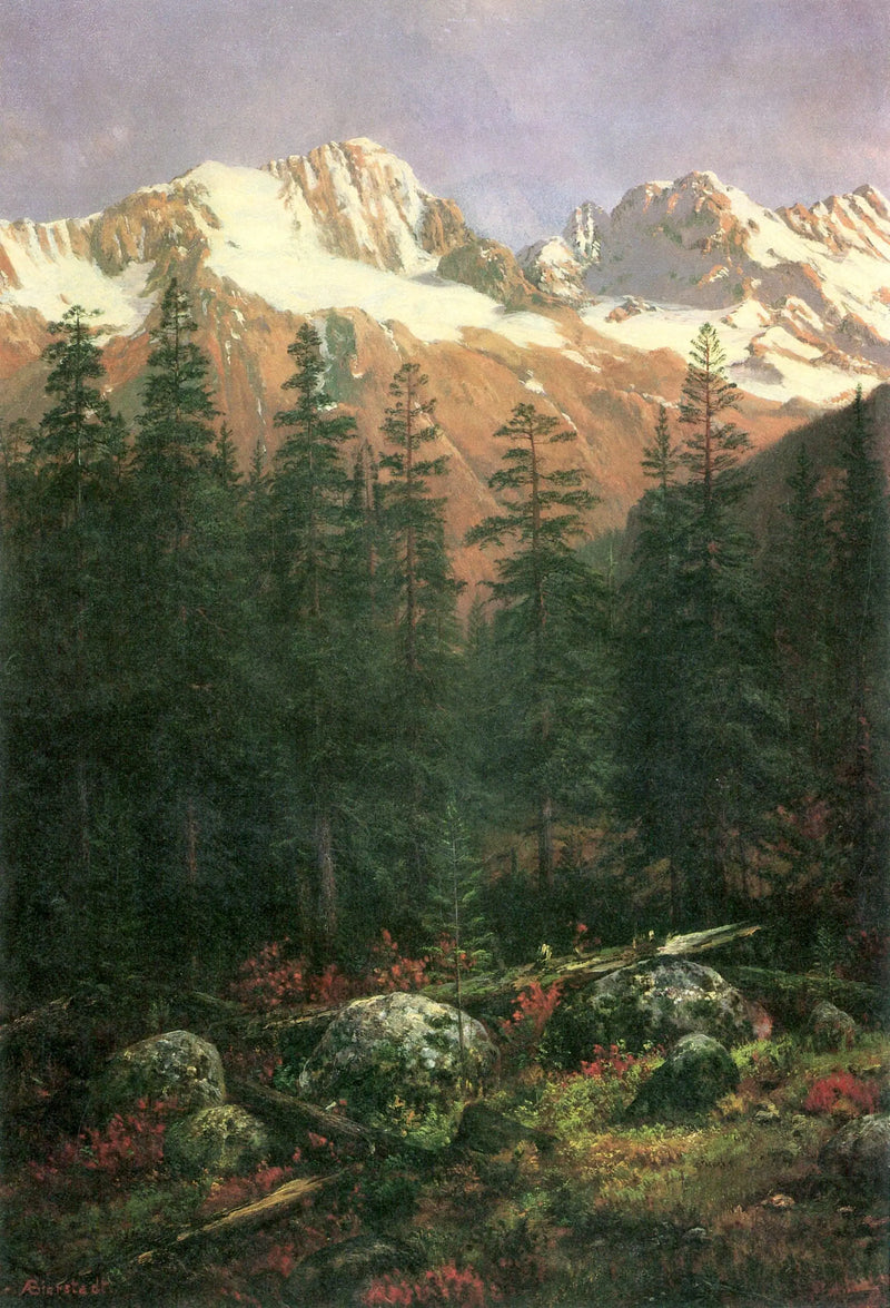 Kanada Kayalıkları - Albert Bierstadt