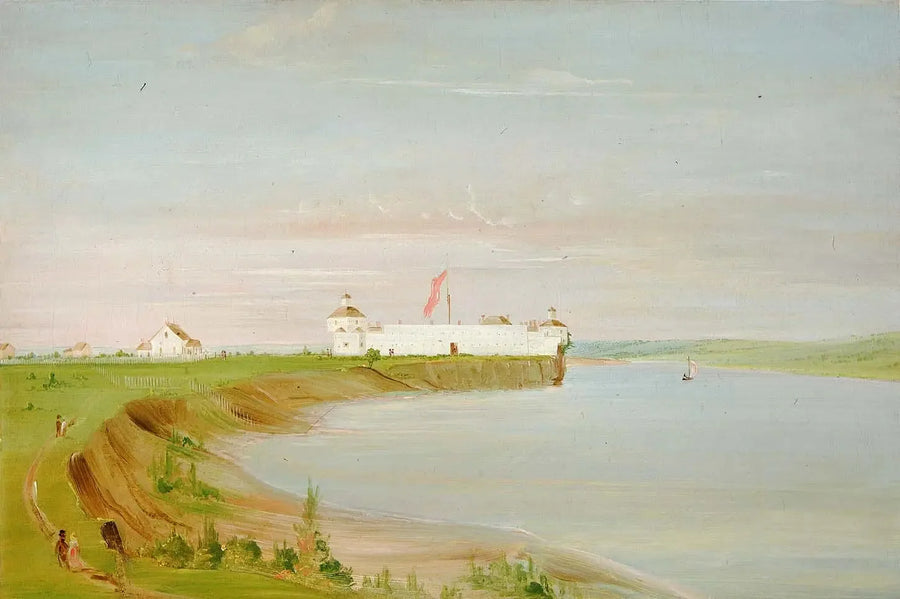 Rock Island, Amerika Birleşik Devletleri garnizonu - George Catlin