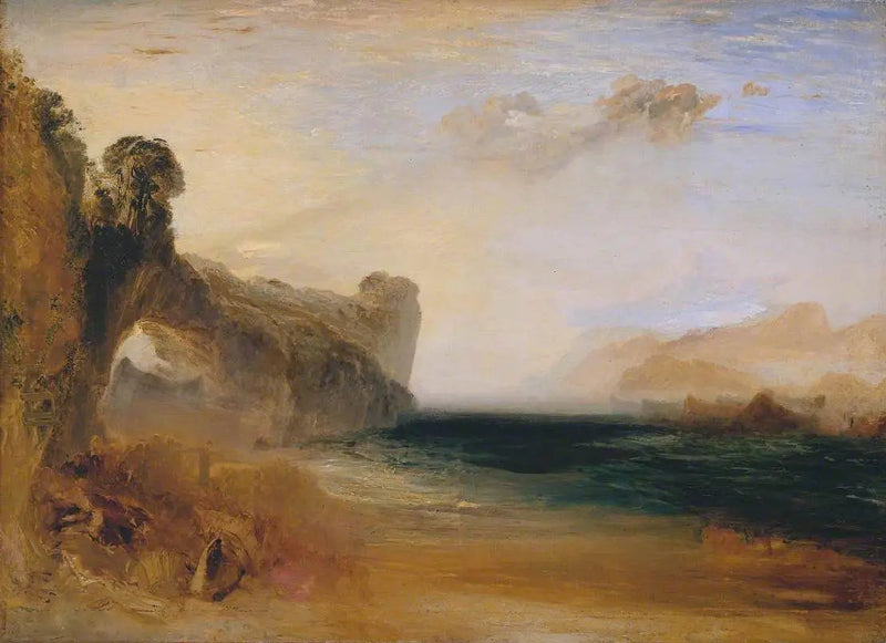 Figürlü Rocky Bay - J. M. W. Turner