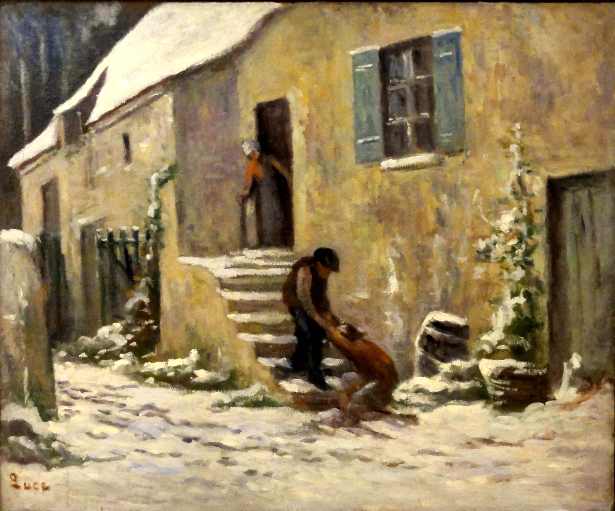Rolleboise, le retour de l'enfant prodigue - Maximilien Luce