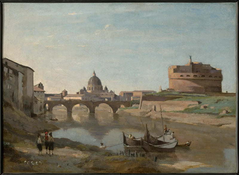 Roma, Saint-Ange Kalesi - Jean-Baptiste Camille Corot