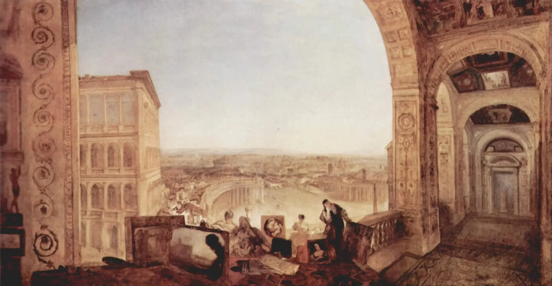Vatikan'dan Roma - J. M. W. Turner