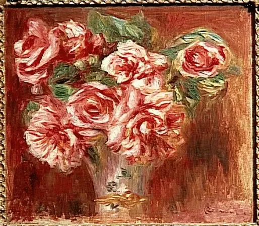 Bir Vazoda Güller - Pierre-Auguste Renoir