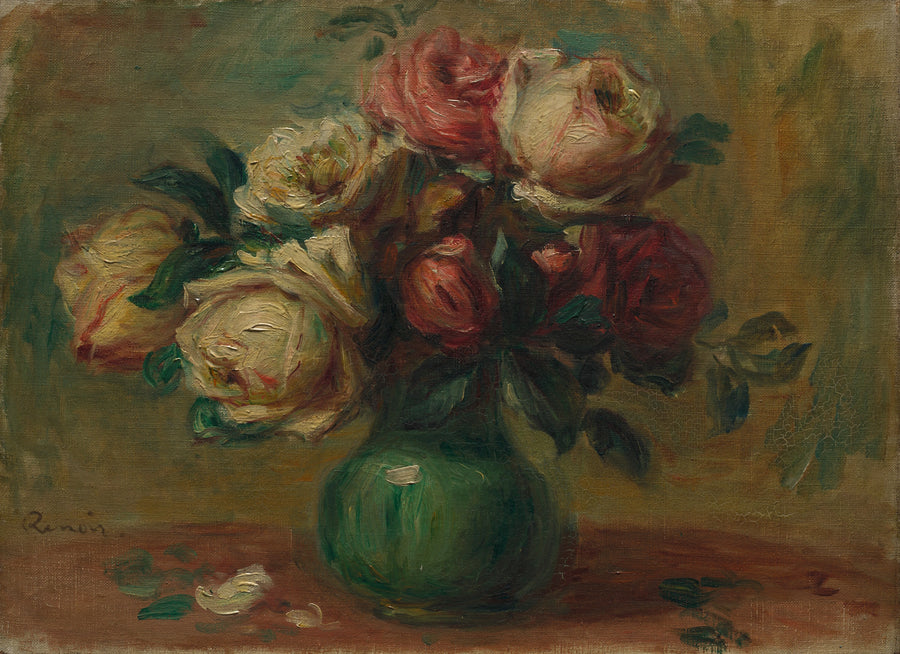 Bir Vazoda Güller - Pierre-Auguste Renoir