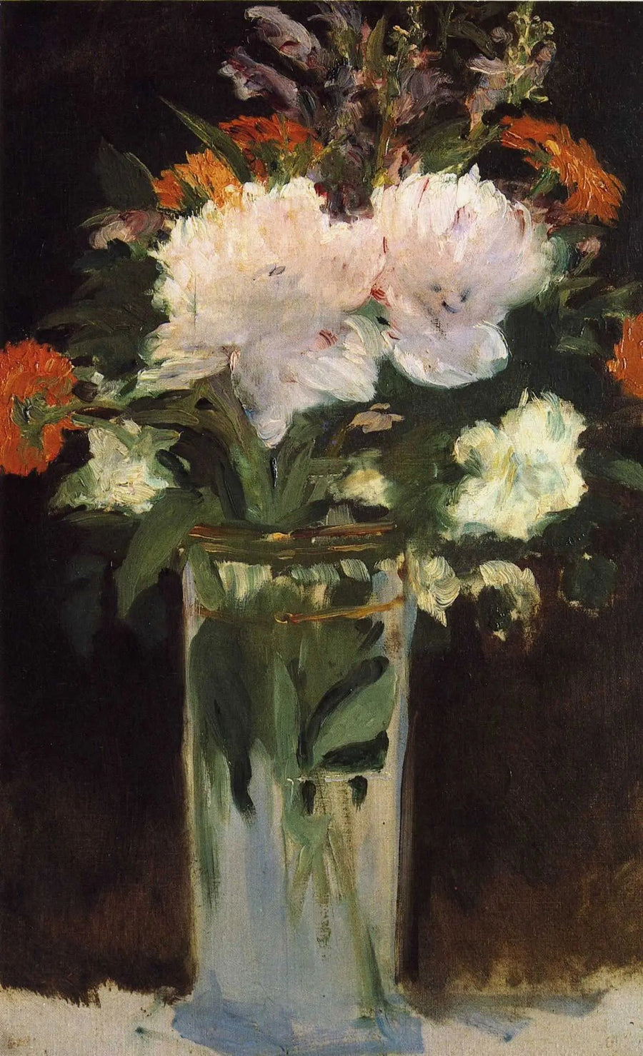 Güller ve leylaklar - Édouard Manet