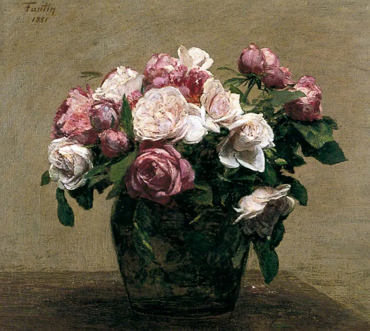 Roses roses - Henri Fantin-Latour - Alpha Reproduction
