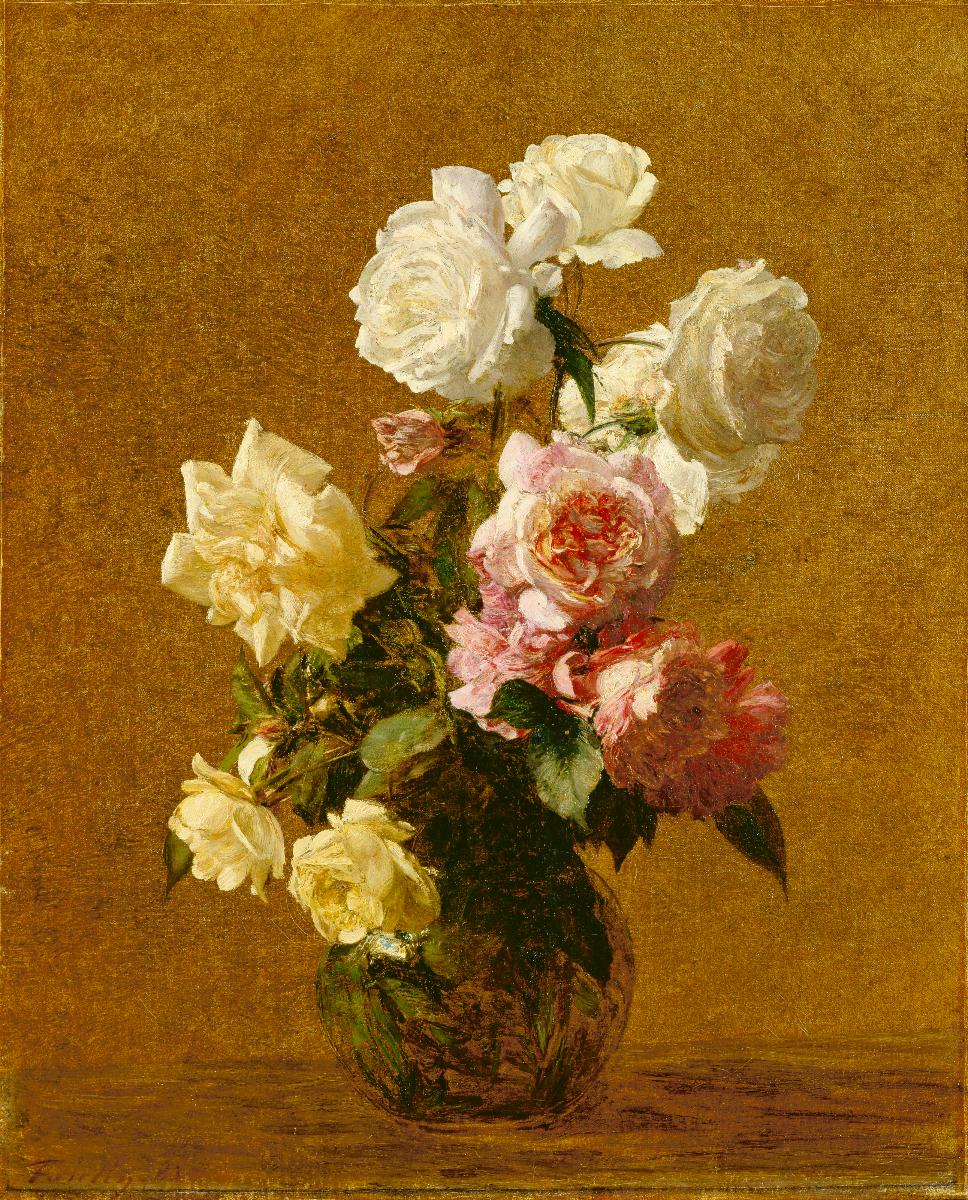 Roses - Henri Fantin-Latour