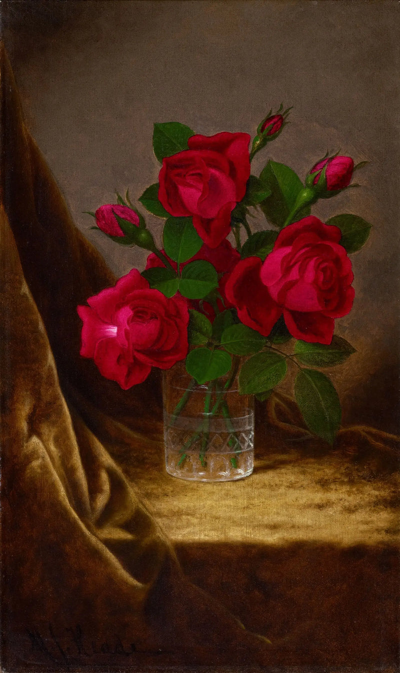 Jacueminot Gülleri - Martin Johnson Heade