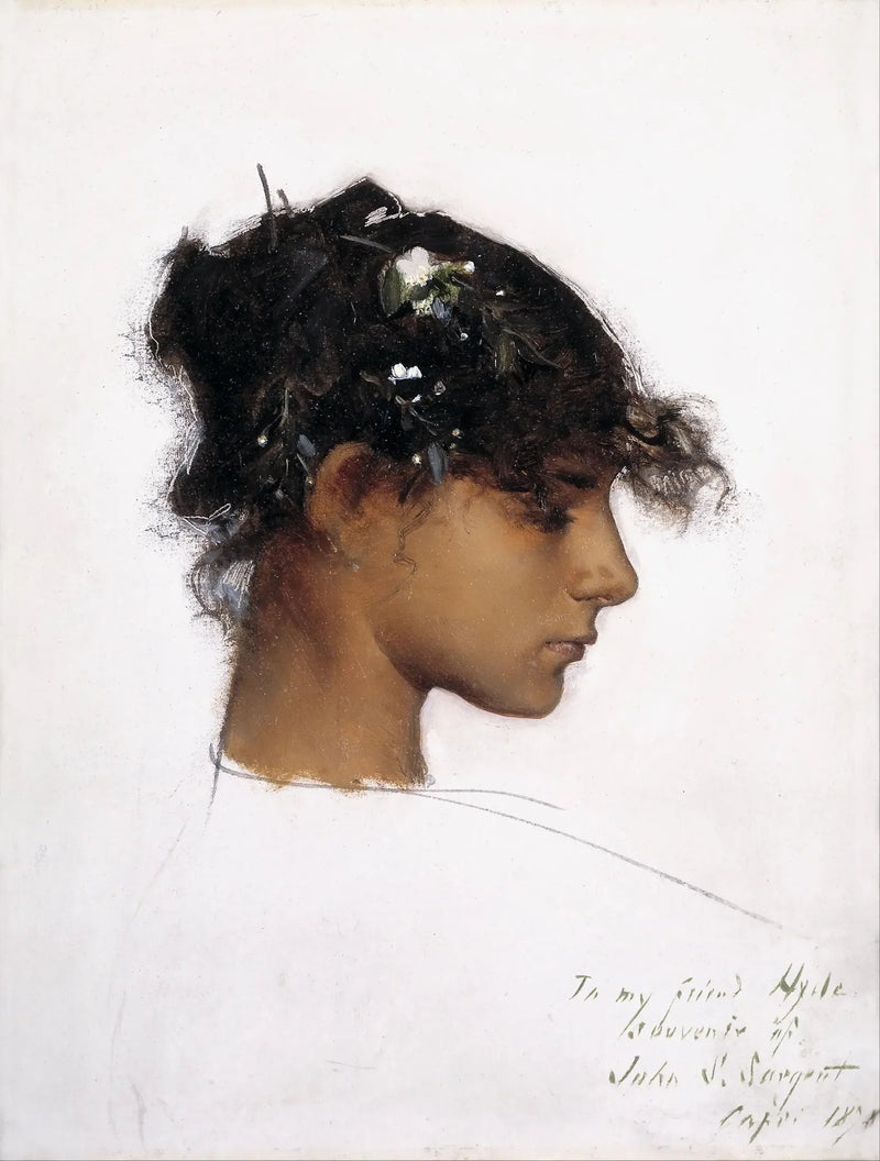 Rosina Ferrara, Capri'den Bir Kızın Başlığı - John Singer Sargent