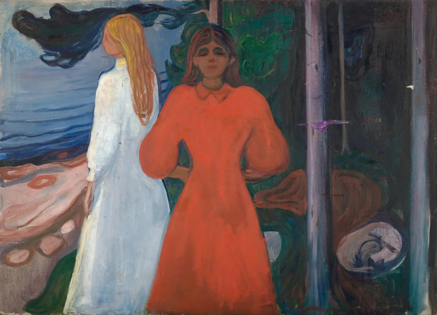Kırmızı ve Beyaz - Edvard Munch