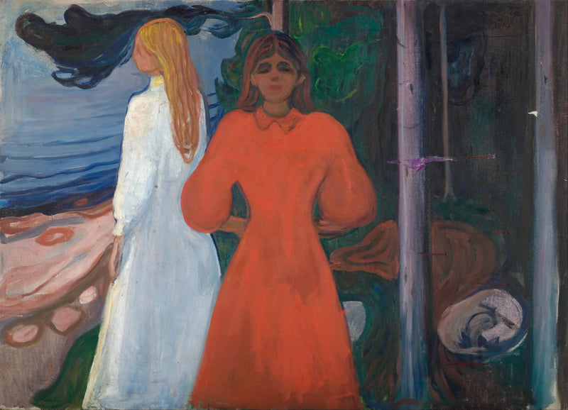 Kırmızı ve Beyaz - Edvard Munch