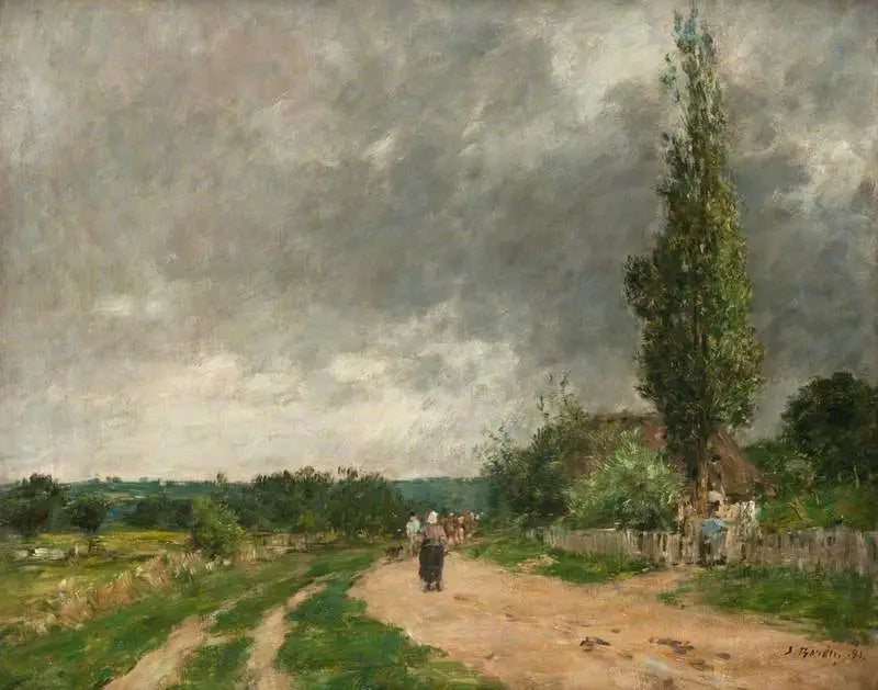 Deauville Yolu - Eugène Boudin