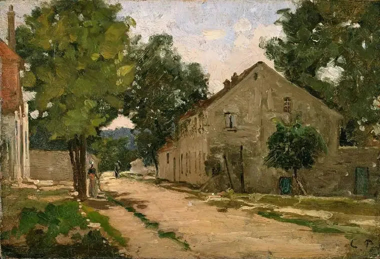 Port-Marly Yolu - Camille Pissarro