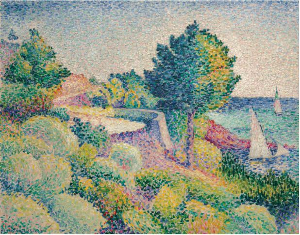 Route du Lavandou vers Saint-Clair - Henri-Edmond Cross