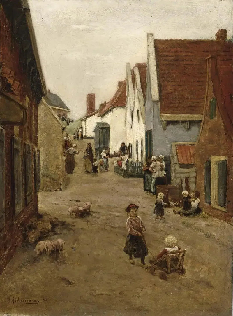 Hollanda köy yolu / Zandvoort caddesi - Max Liebermann