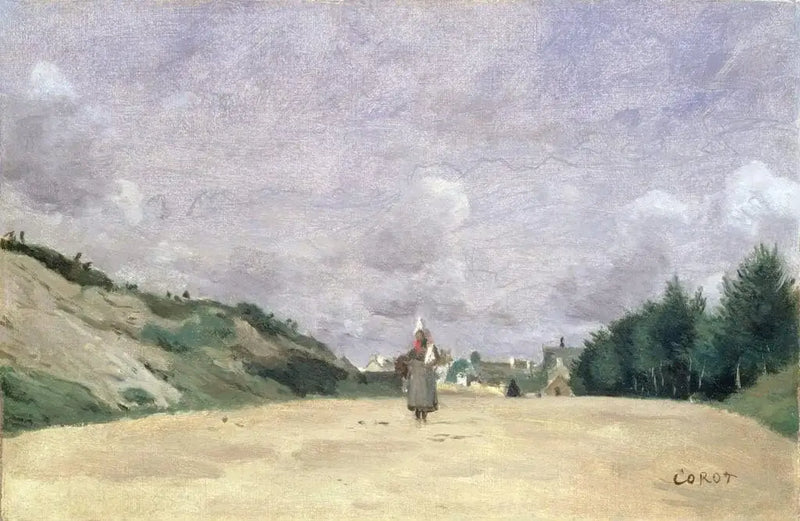 Normandiya Yolu - Jean-Baptiste Camille Corot