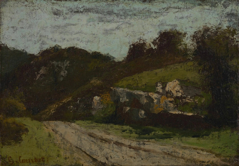 Güneşli Yol - Gustave Courbet