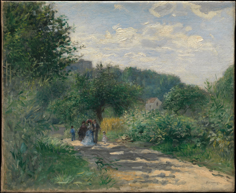 Louveciennes'de Bir Yol - Pierre-Auguste Renoir