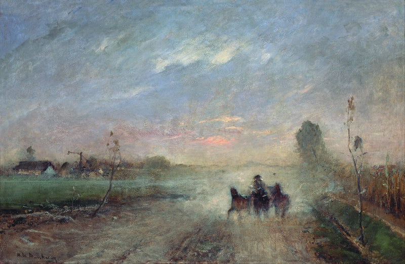 Route poussiéreuse II - Mihály Munkácsy