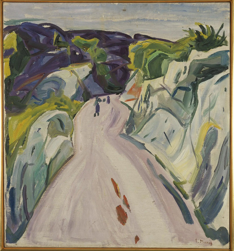 Kragerø Yakınındaki Yol - Edvard Munch