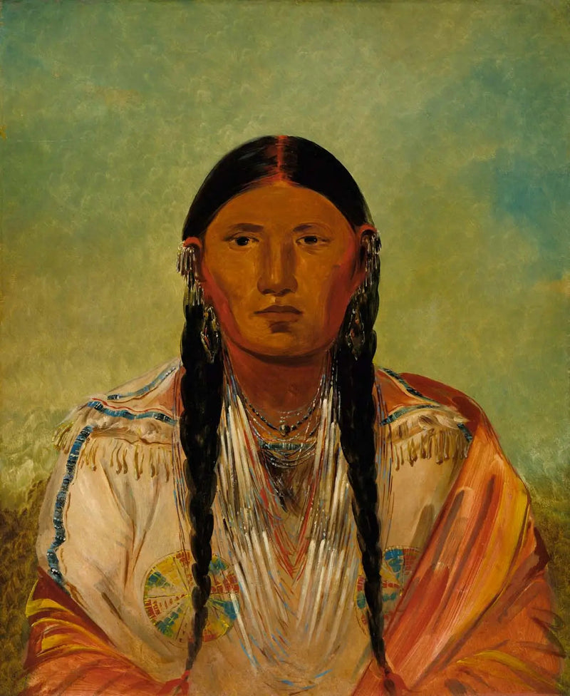Ru-ton-wee-me, Güvercin Kanadında - George Catlin
